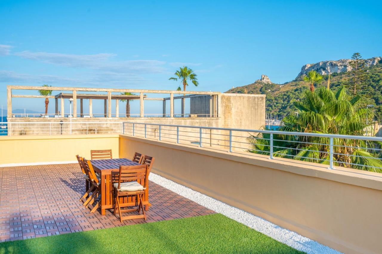 Апартаменти Terrazza Sella Del Diavolo - Vista Mare - Wifi Ac Кальярі Екстер'єр фото