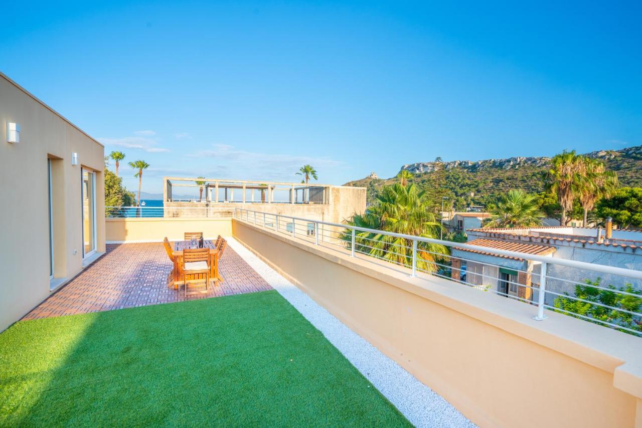 Апартаменти Terrazza Sella Del Diavolo - Vista Mare - Wifi Ac Кальярі Екстер'єр фото